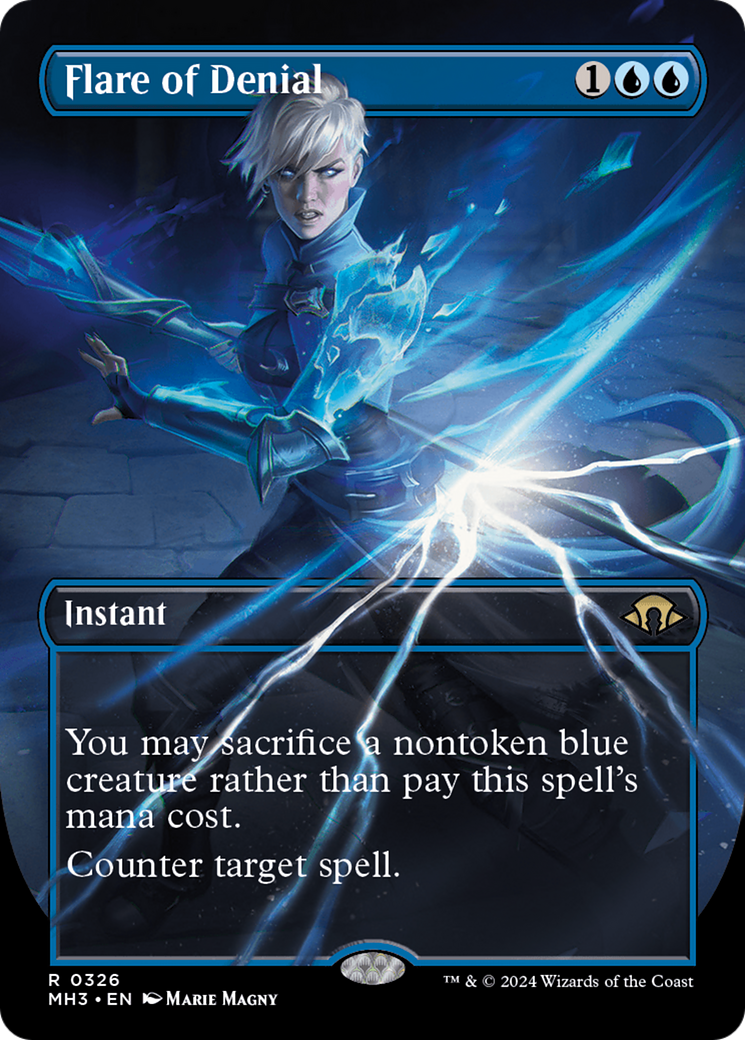 Image of Flare of Denial (Borderless) [Modern Horizons 3]