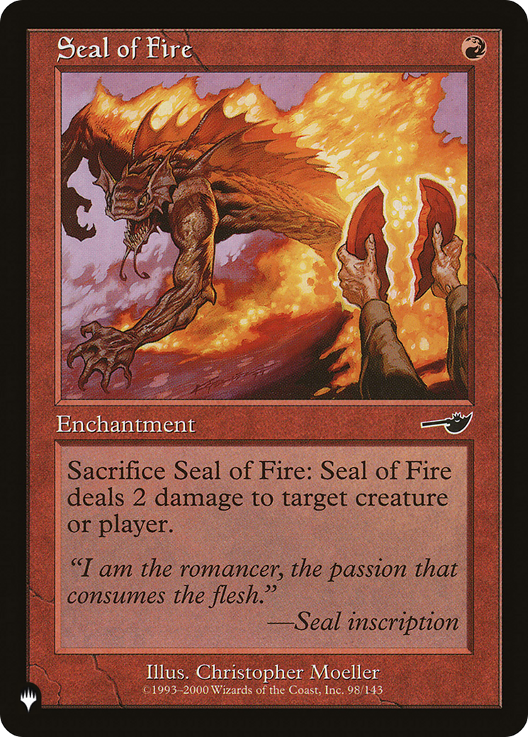Image of Seal of Fire [The List]