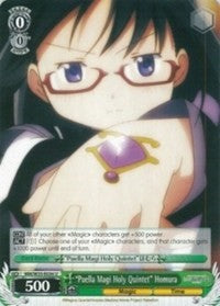 Image of “Puella Magi Holy Quintet” Homura (MM/W35-E036 U) [Puella Magi Madoka Magica the Movie -Rebellion-]