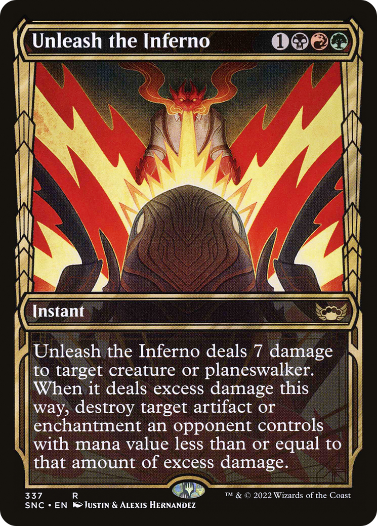 Image of Unleash the Inferno (Showcase Golden Age) [Streets of New Capenna]