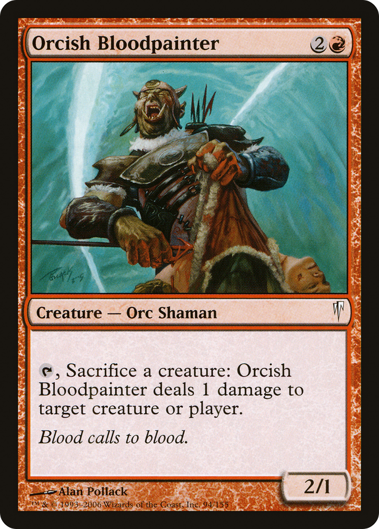 Image of Orcish Bloodpainter [Coldsnap]