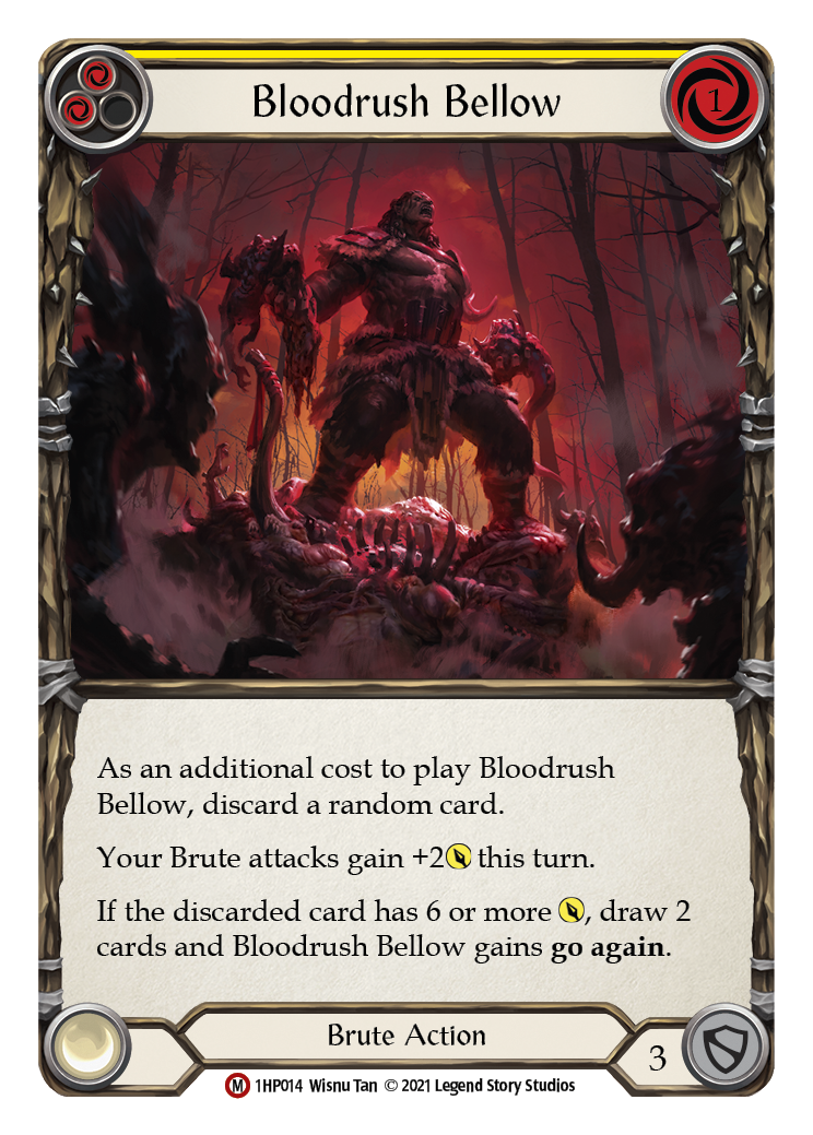 Image of Bloodrush Bellow [1HP014] (History Pack 1)