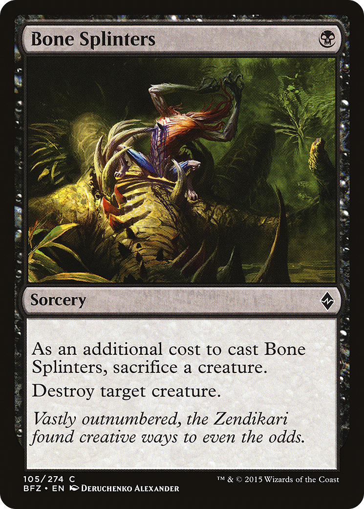 Image of Bone Splinters [Battle for Zendikar]