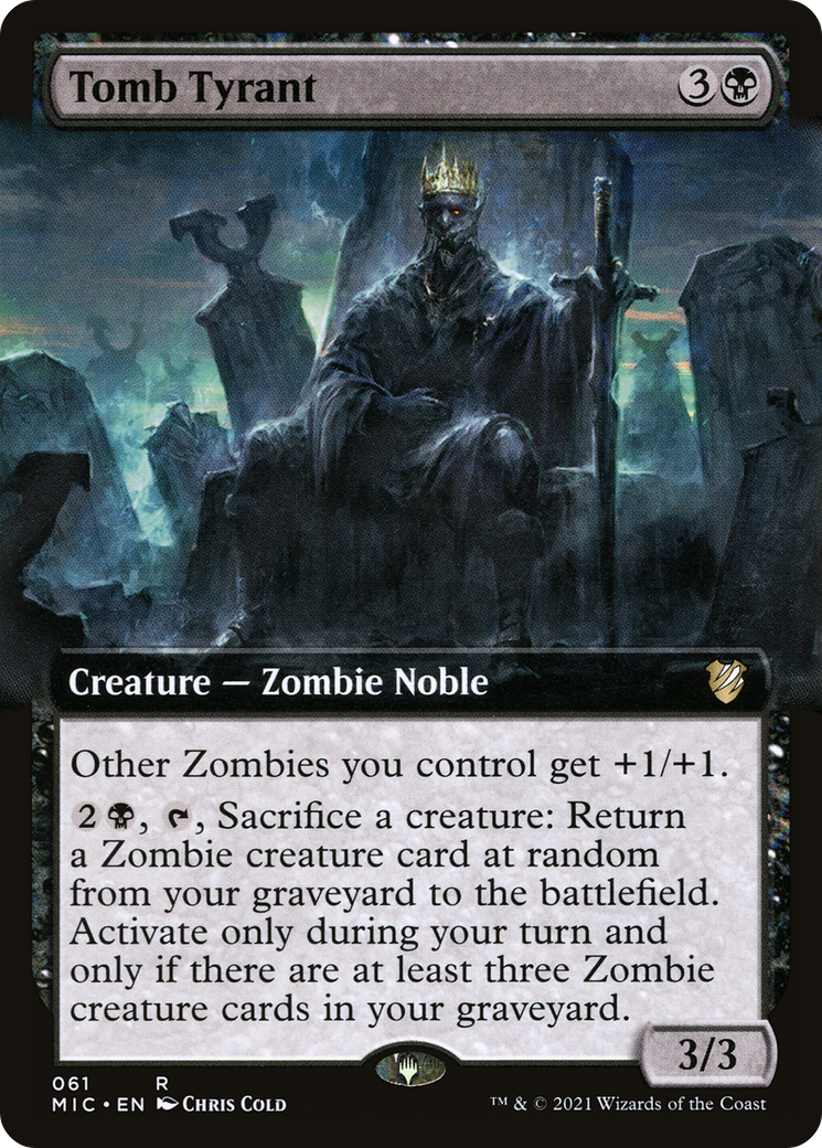 Image of Tomb Tyrant (Extended Art) [Innistrad: Midnight Hunt Commander]