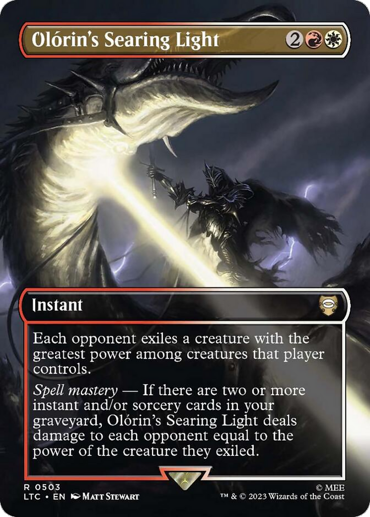 Image of Olorin's Searing Light (Borderless) [The Lord of the Rings: Tales of Middle-Earth Commander]