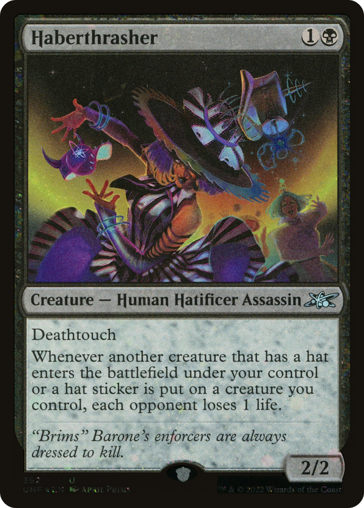 Image of Haberthrasher (Galaxy Foil) [Unfinity]
