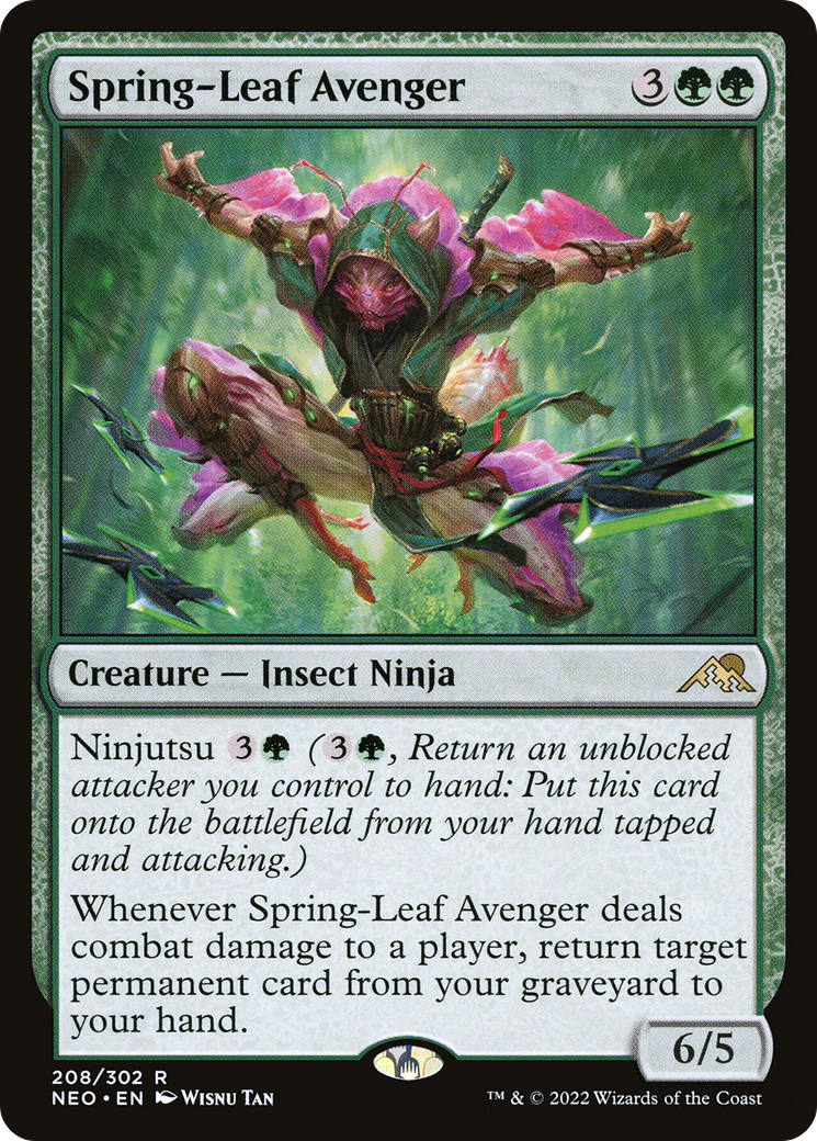 Image of Spring-Leaf Avenger [Kamigawa: Neon Dynasty]