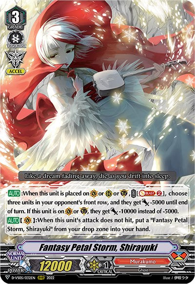 Image of Fantasy Petal Storm, Shirayuki (D-VS05/032EN) [V Clan Collection Vol.5]