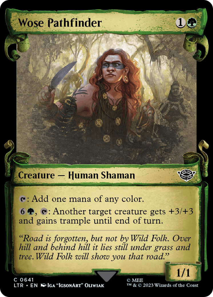 Image of Wose Pathfinder [The Lord of the Rings: Tales of Middle-Earth Showcase Scrolls]