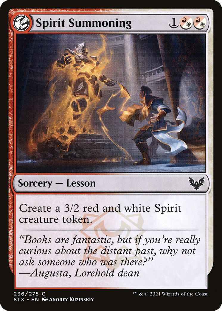 Image of Spirit Summoning [Strixhaven: School of Mages]