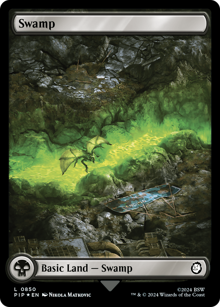 Image of Swamp (0850) (Surge Foil) [Fallout]
