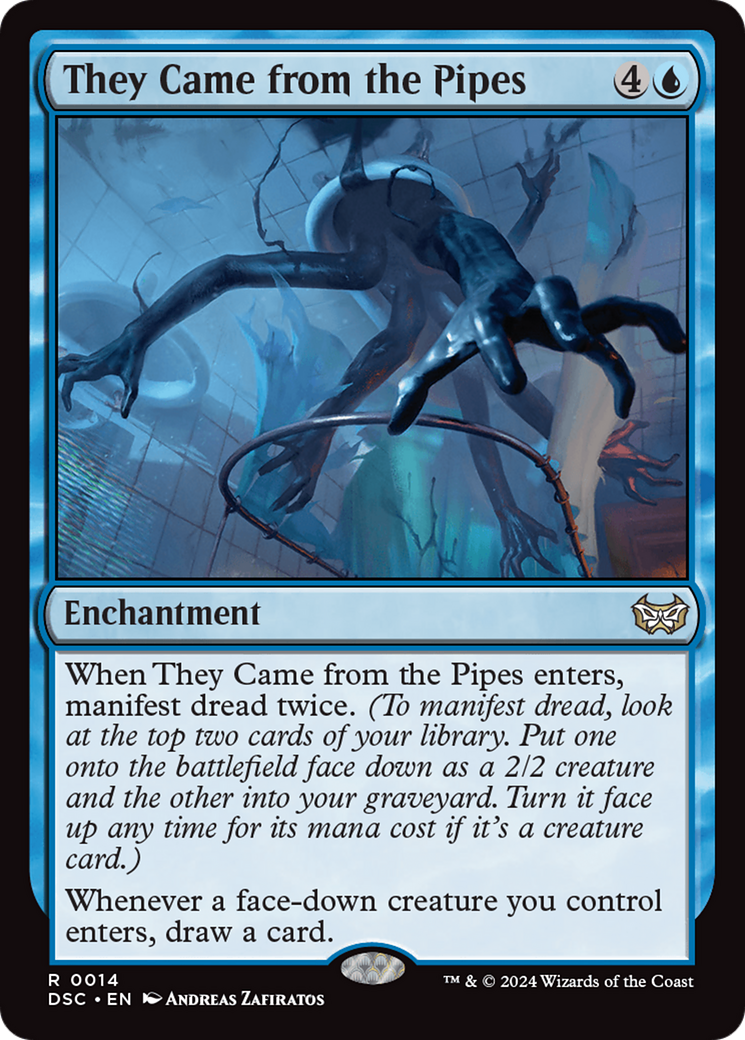 Image of They Came from the Pipes [Duskmourn: House of Horror Commander]