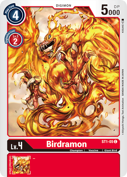 Image of Birdramon [ST1-05] [Starter Deck: Gaia Red]