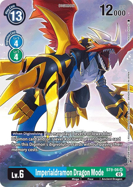 Image of Imperialdramon Dragon Mode [ST9-06] (Alternative Art - Box Topper) [Digital Hazard]