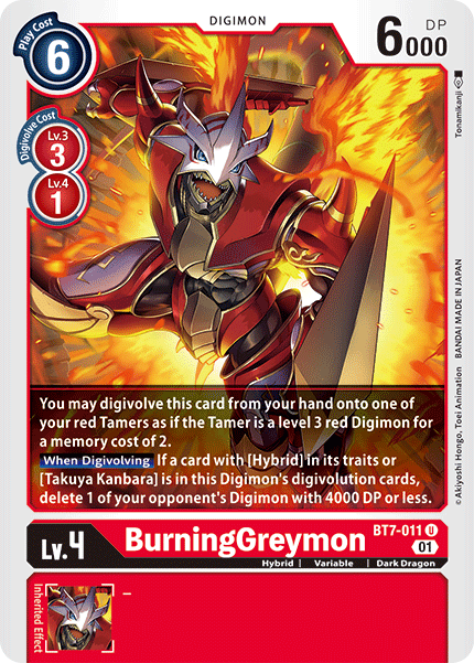 Image of BurningGreymon [BT7-011] [Next Adventure]