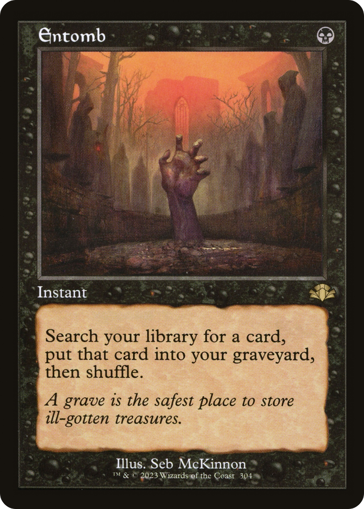Image of Entomb (Retro) [Dominaria Remastered]