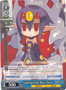 Image of Aspiring Final Boss, Desco (DG/EN-S03-E132 RR) [Disgaea]