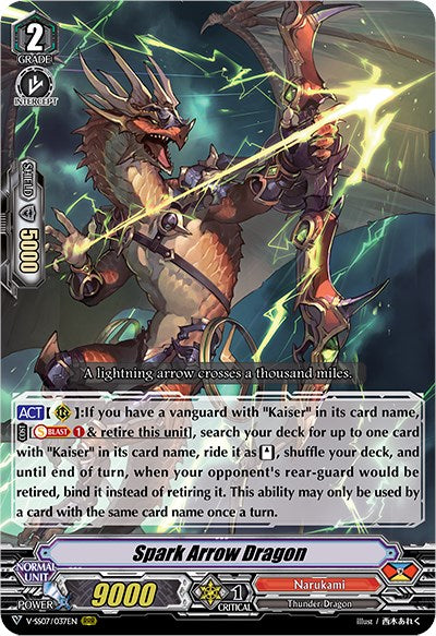 Image of Spark Arrow Dragon (V-SS07/037EN) [Clan Selection Plus Vol.1]