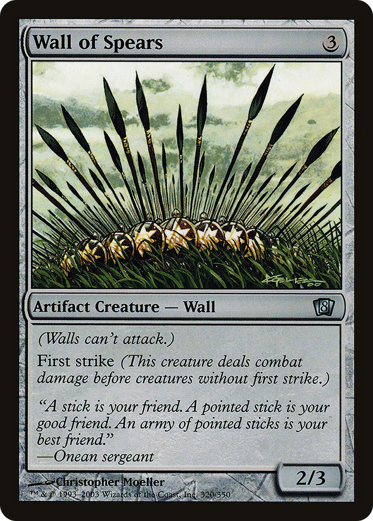 Image of Wall of Spears [Eighth Edition]