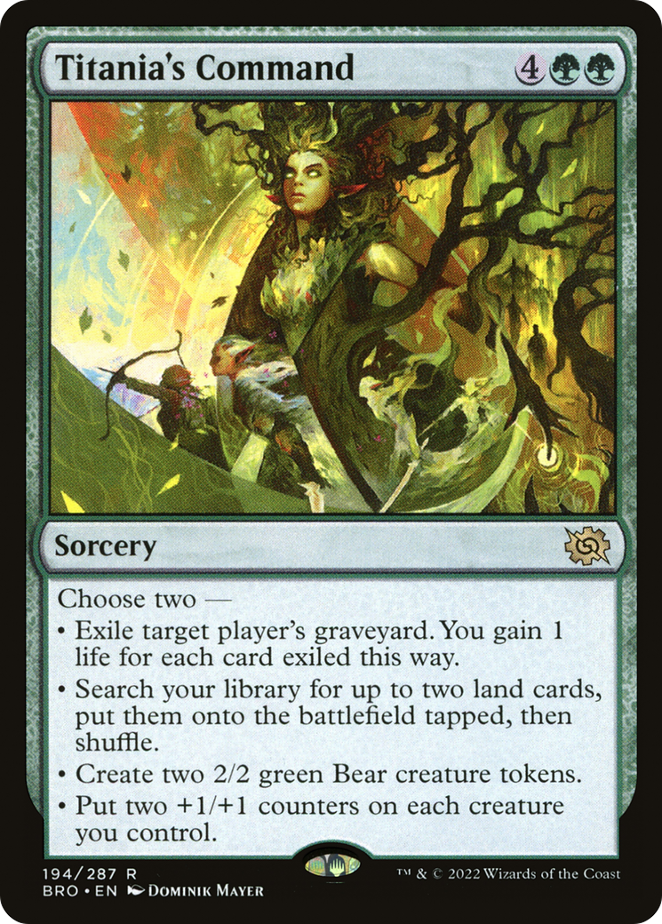 Image of Titania's Command [The Brothers' War]