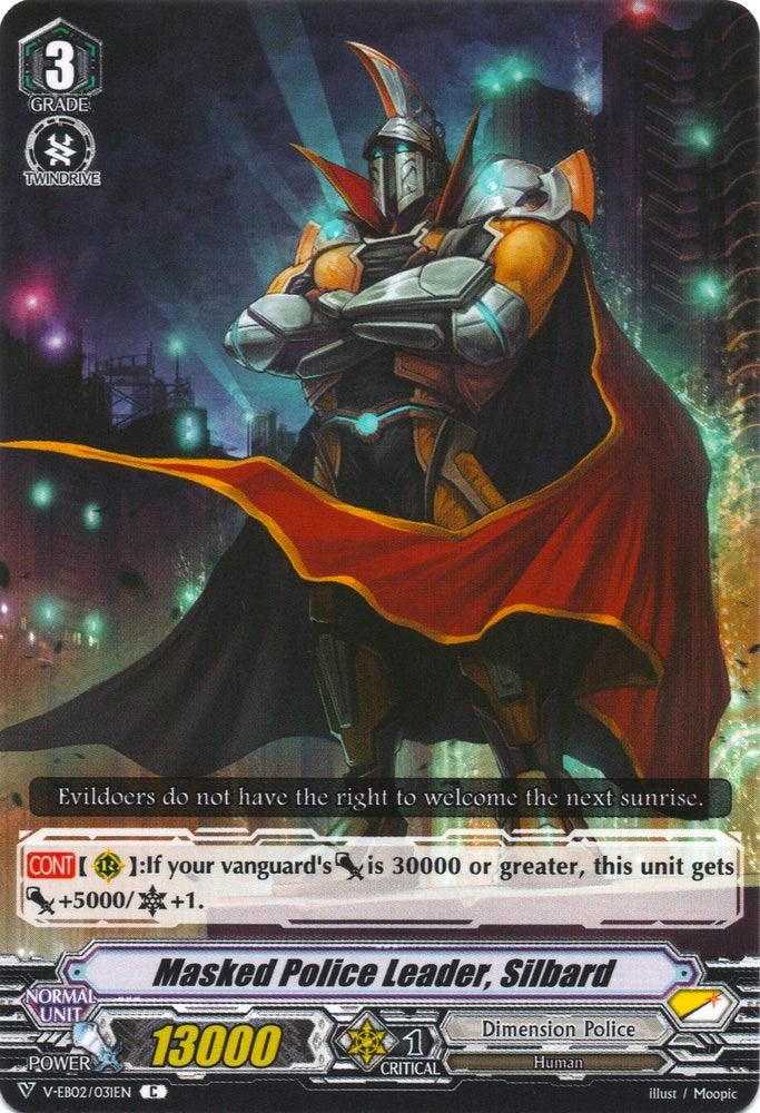 Image of Masked Police Leader, Silbard (V-EB02/031EN) [Champions of the Asia Circuit]