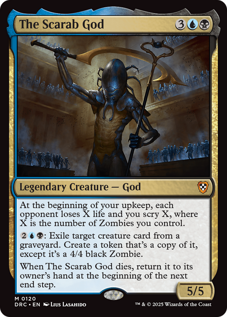 Image of The Scarab God [Aetherdrift Commander]