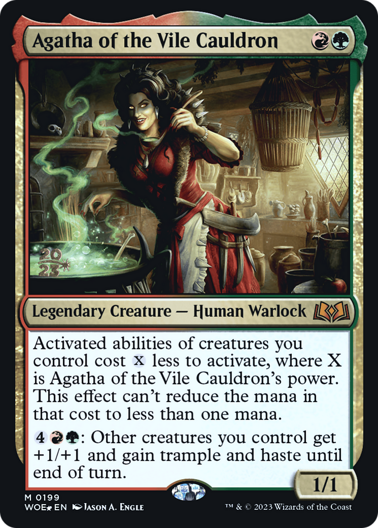 Image of Agatha of the Vile Cauldron [Wilds of Eldraine Prerelease Promos]