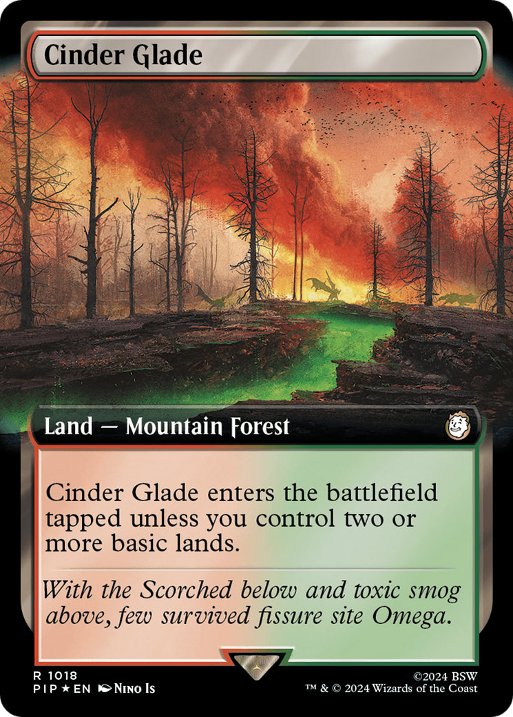 Image of Cinder Glade (Extended Art) (Surge Foil) [Fallout]
