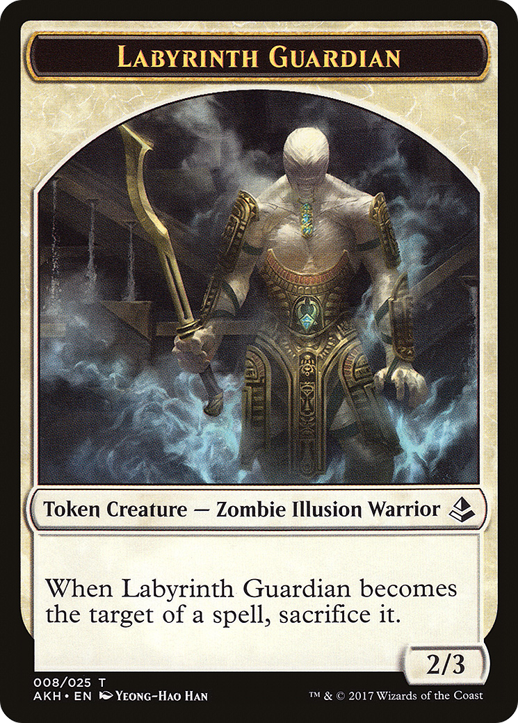 Image of Labyrinth Guardian Token (AKH-008) - Amonkhet Tokens Foil