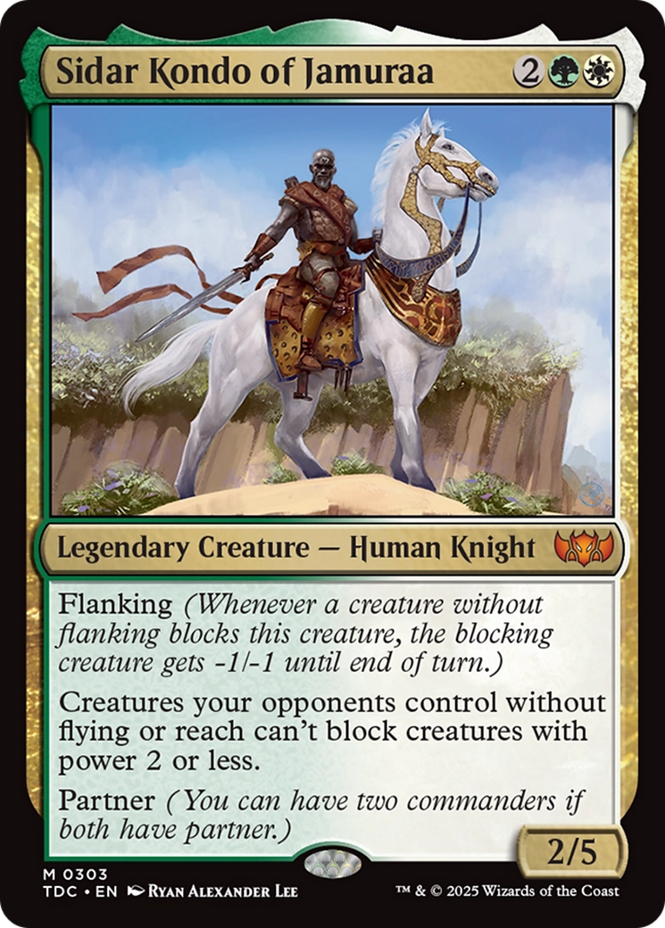 Image of Sidar Kondo of Jamuraa [Tarkir: Dragonstorm Commander]