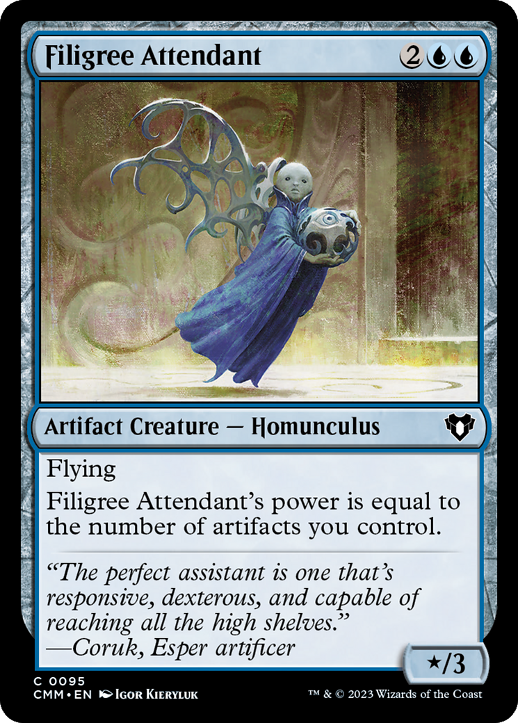 Image of Filigree Attendant [Commander Masters]
