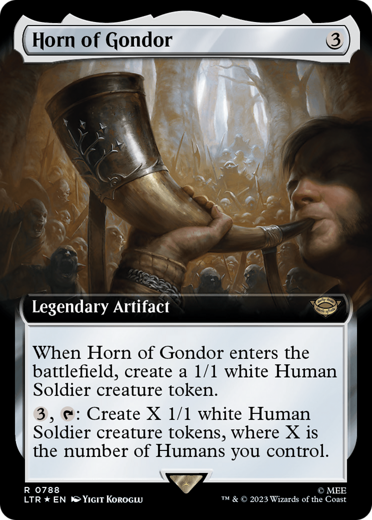 Image of Horn of Gondor (Extended Art) (Surge Foil) [The Lord of the Rings: Tales of Middle-Earth]