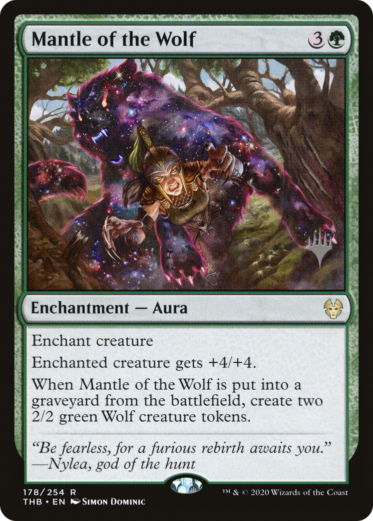 Image of Mantle of the Wolf (Promo Pack) [Theros Beyond Death Promos]