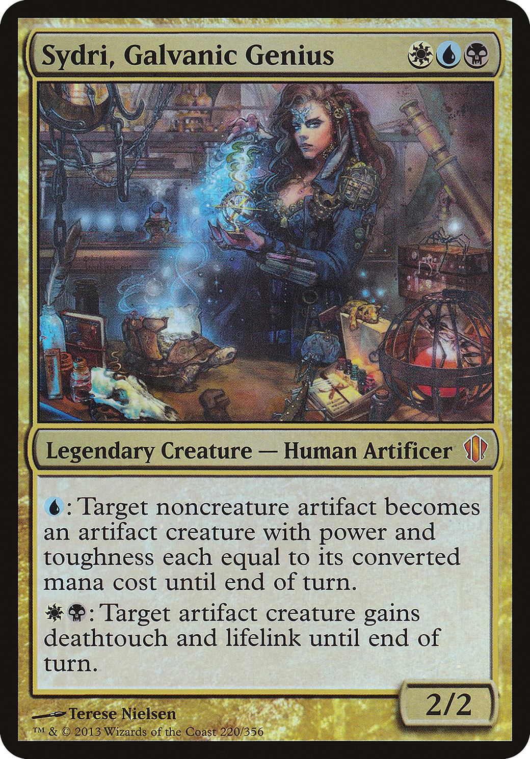 Image of Sydri, Galvanic Genius (Oversized) [Commander 2013 Oversized]