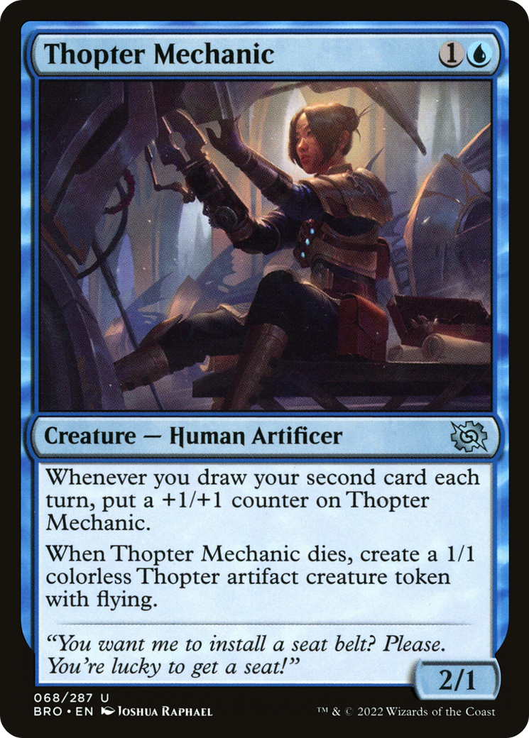 Image of Thopter Mechanic [The Brothers' War]