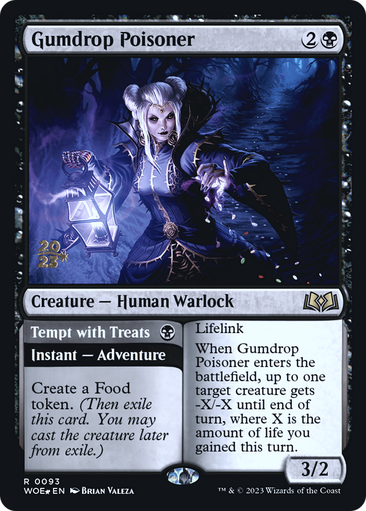 Image of Gumdrop Poisoner // Tempt with Treats [Wilds of Eldraine Prerelease Promos]