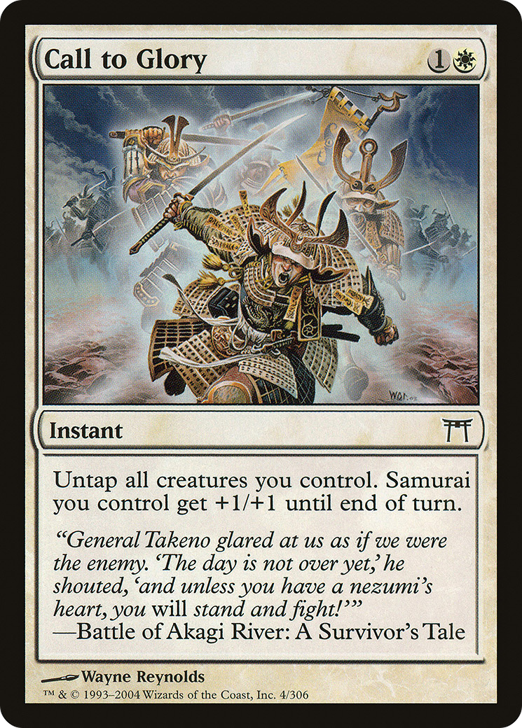 Image of Call to Glory [Champions of Kamigawa]