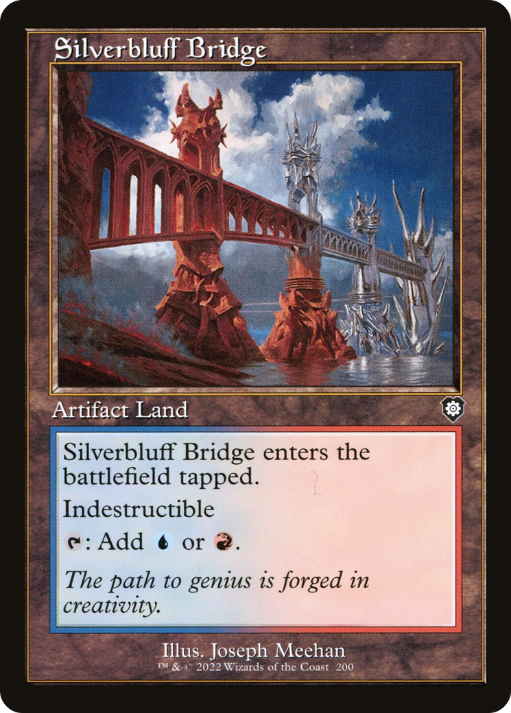 Image of Silverbluff Bridge (Retro) [The Brothers' War Commander]