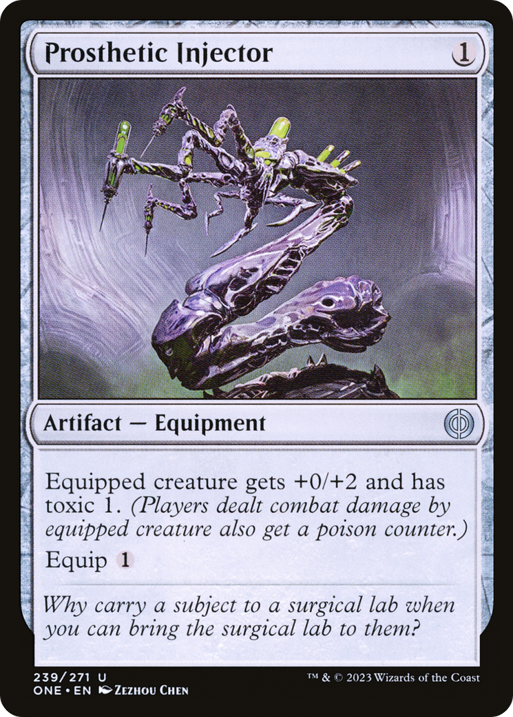 Image of Prosthetic Injector [Phyrexia: All Will Be One]