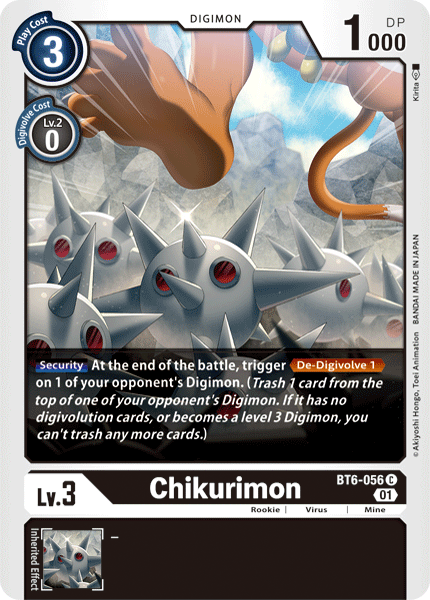 Image of Chikurimon [BT6-056] [Double Diamond]