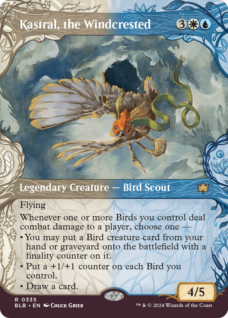 Image of Kastral, the Windcrested (Showcase) [Bloomburrow]