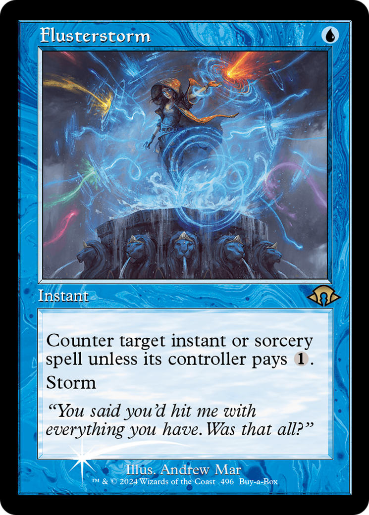 Image of Flusterstorm (Retro Frame) [Modern Horizons 3 Prerelease Promos]