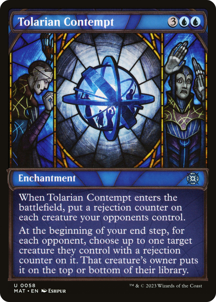 Image of Tolarian Contempt (Showcase) [March of the Machine: The Aftermath]