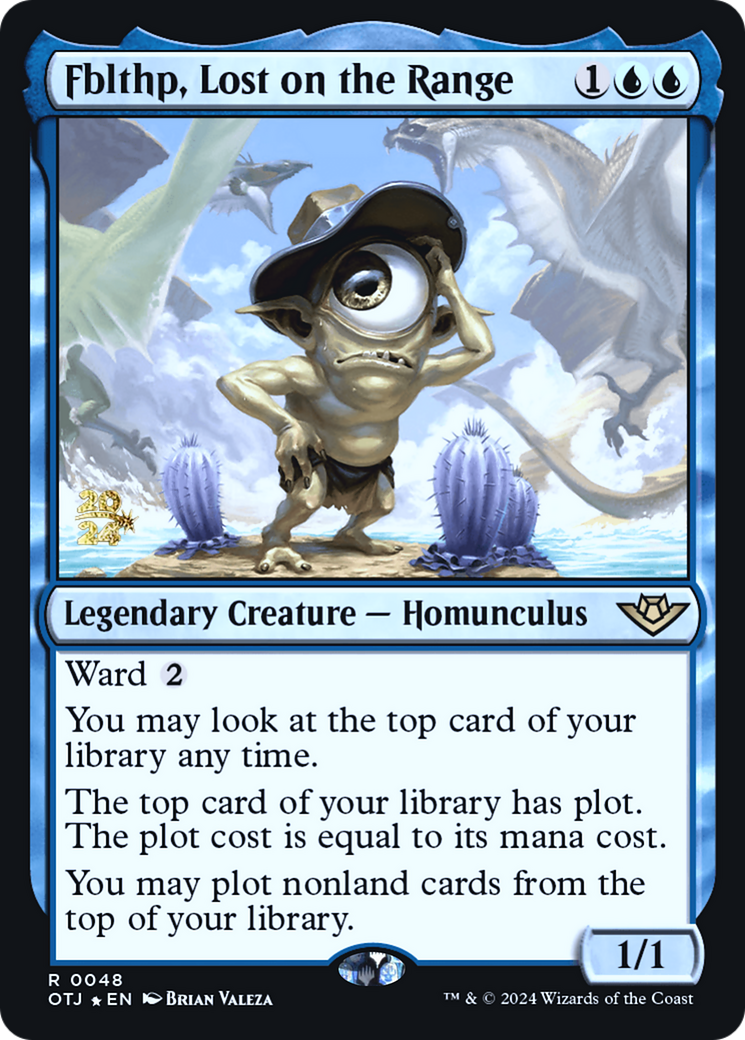 Image of Fblthp, Lost on the Range [Outlaws of Thunder Junction Prerelease Promos]