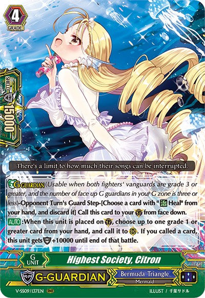 Image of Highest Society, Citron (V-SS09/137EN) [Revival Selection]
