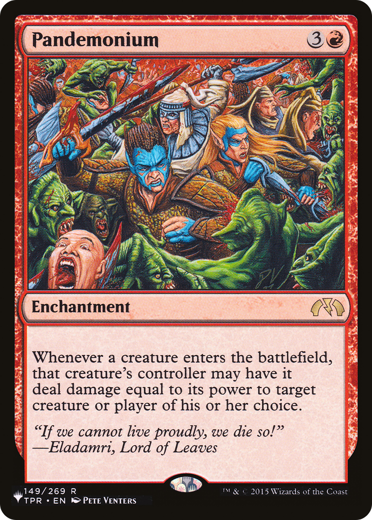 Image of Pandemonium (TPR) [The List]