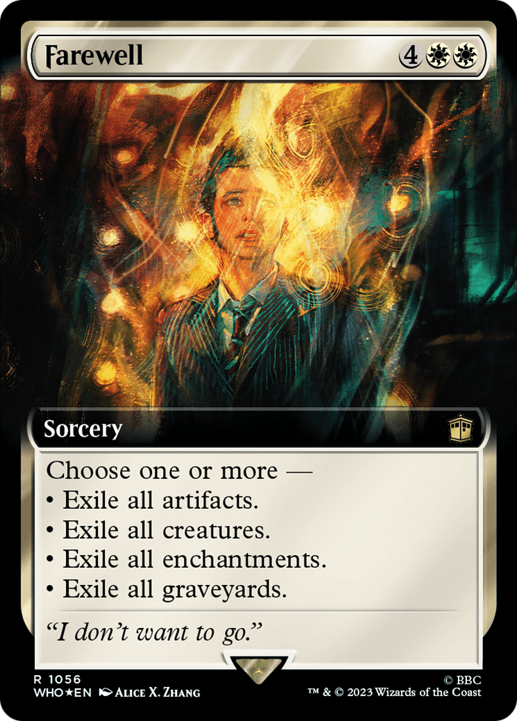Image of Farewell (Extended Art) (Surge Foil) [Doctor Who]