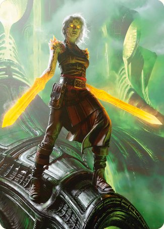 Image of Nahiri, the Unforgiving Art Card [Phyrexia: All Will Be One Art Series]