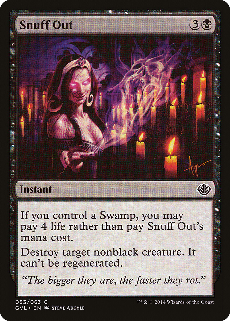 Image of Snuff Out (Garruk vs. Liliana) [Duel Decks Anthology]
