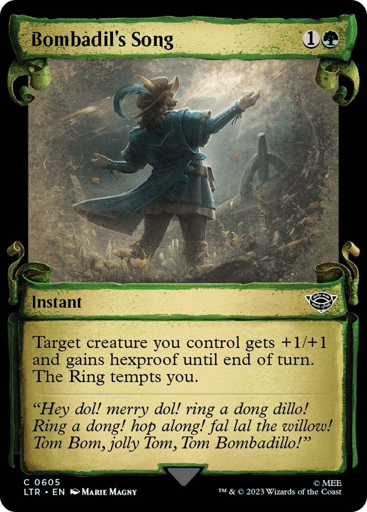 Image of Bombadil's Song [The Lord of the Rings: Tales of Middle-Earth Showcase Scrolls]